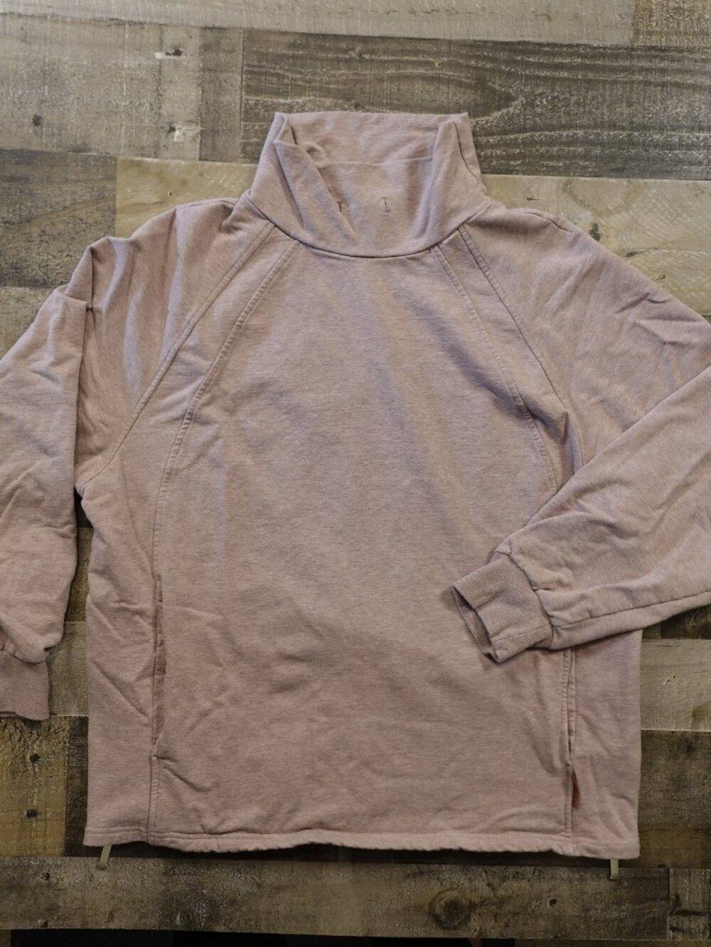 Varley Pullover Sweatshirt Women’s XL Dusty Rose Funnel Neck Athleisure Lounge